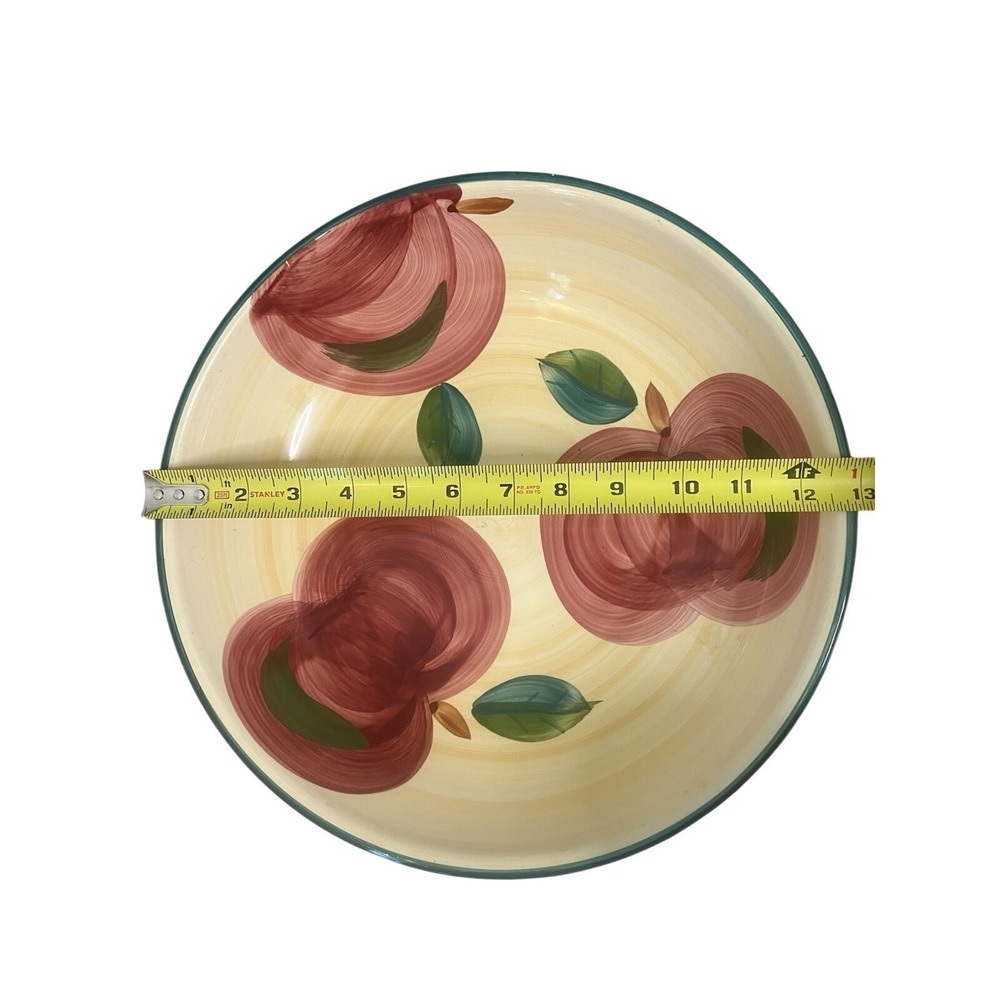 Certified International Fruit Apple Serving Plate Yellow Green‎ Ring Portugal